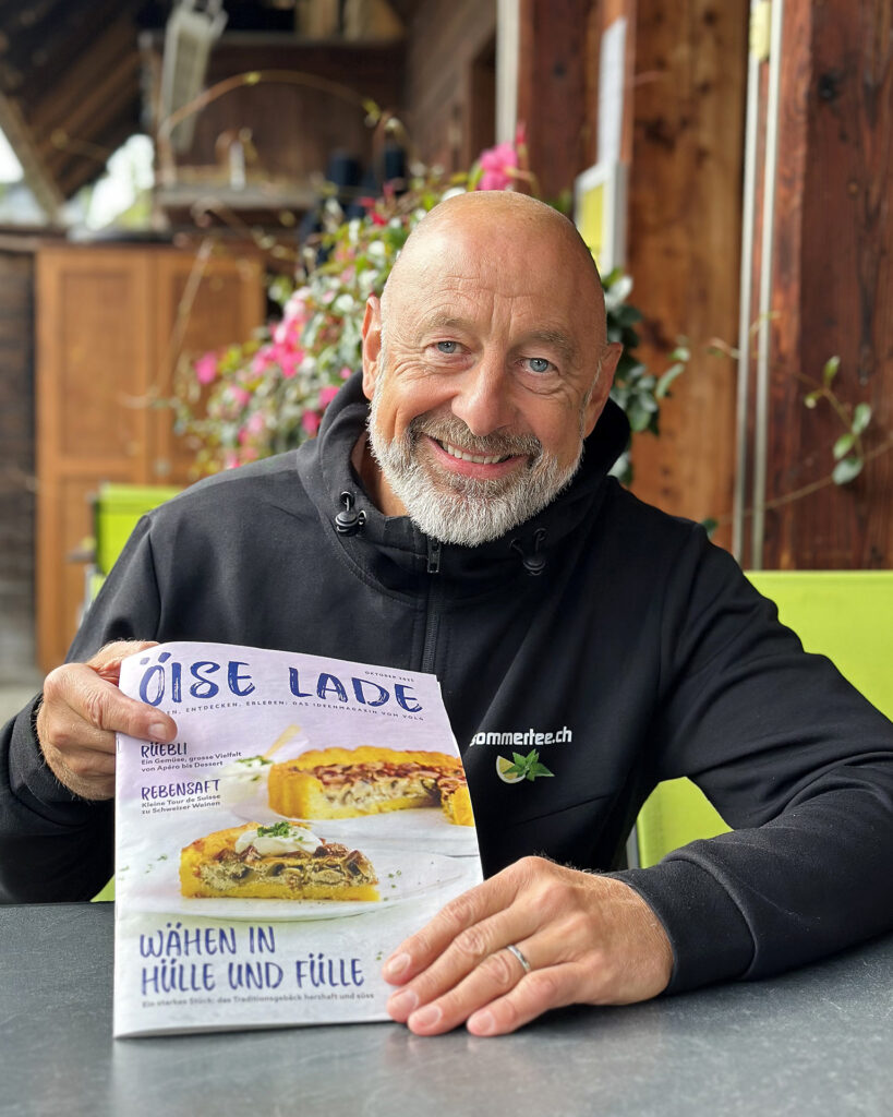 Sommertee im Volg Magazin Oise Lade